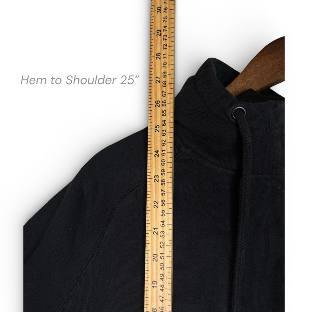 Layer 8 Black Full-Zip Hooded Jacket | Size XL - Picture 5 of 9